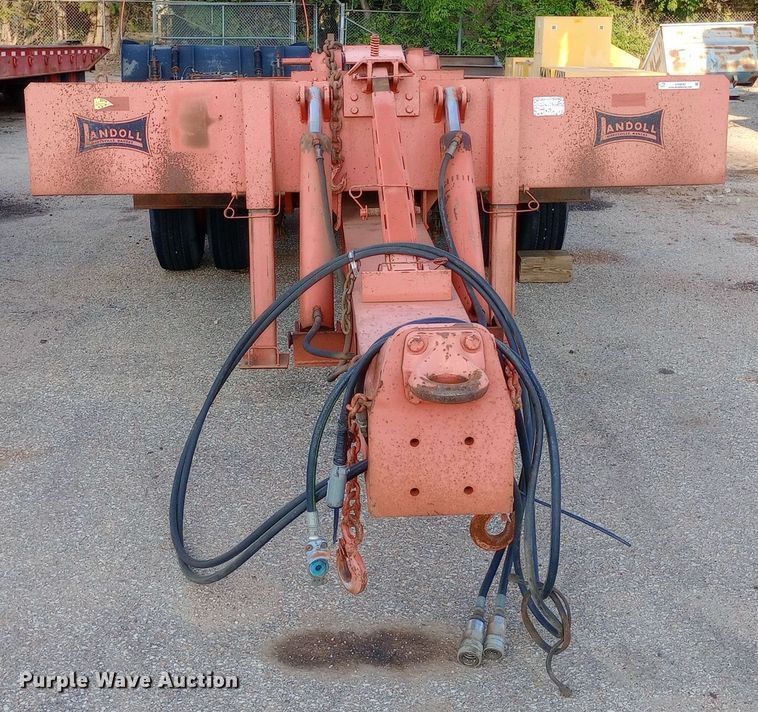 image for item NY9542 1994 Landoll tilt deck equipment trailer