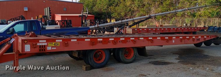 image for item NY9542 1994 Landoll tilt deck equipment trailer