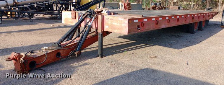 image for item NY9543 1996 Landoll tilt deck equipment trailer