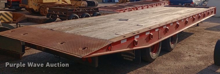 image for item NY9543 1996 Landoll tilt deck equipment trailer
