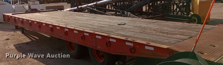 image for item NY9543 1996 Landoll tilt deck equipment trailer
