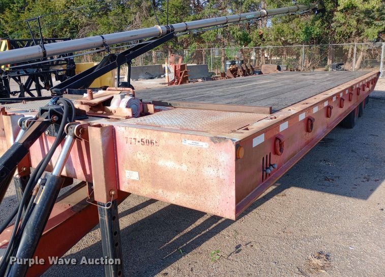 image for item NY9543 1996 Landoll tilt deck equipment trailer