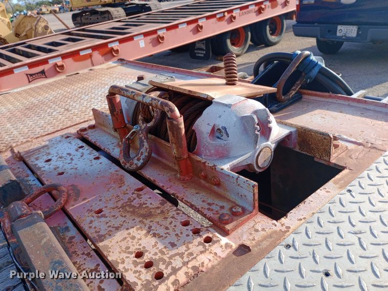 image for item NY9543 1996 Landoll tilt deck equipment trailer