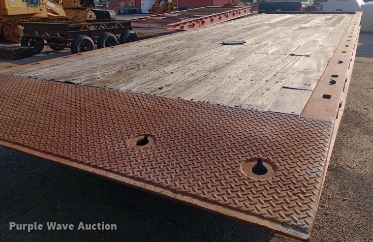 image for item NY9543 1996 Landoll tilt deck equipment trailer