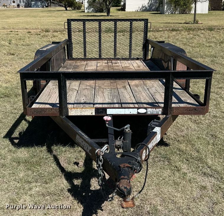image for item DD3237 2015 Maxey utility trailer