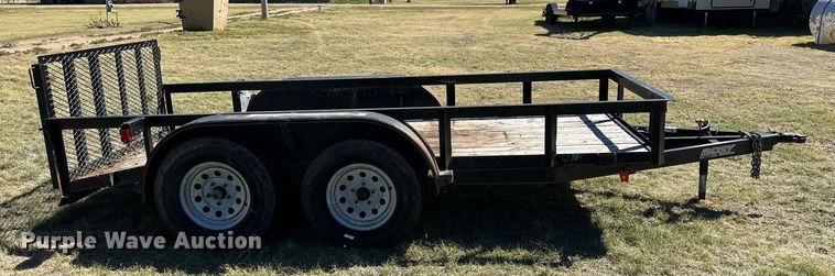 image for item DD3237 2015 Maxey utility trailer