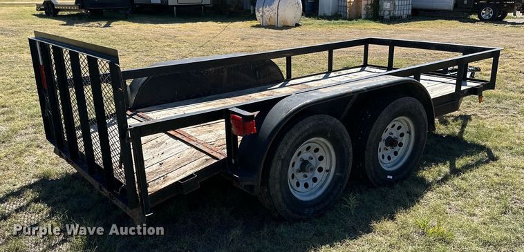 image for item DD3237 2015 Maxey utility trailer