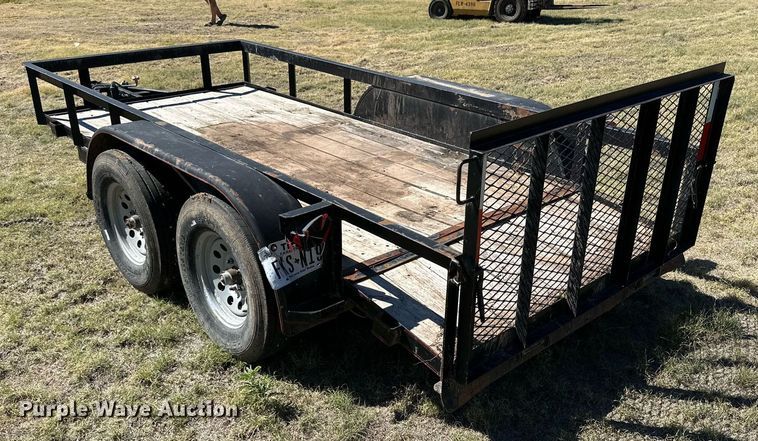 image for item DD3237 2015 Maxey utility trailer