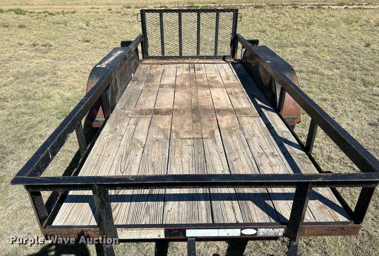 image for item DD3237 2015 Maxey utility trailer