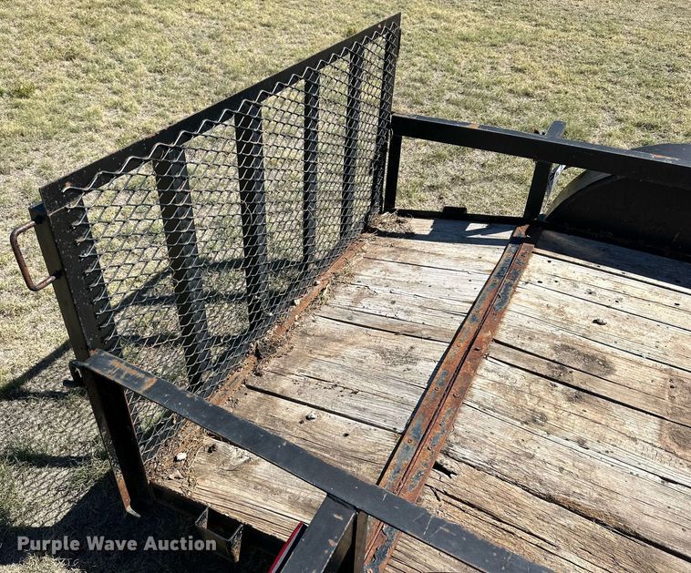 image for item DD3237 2015 Maxey utility trailer