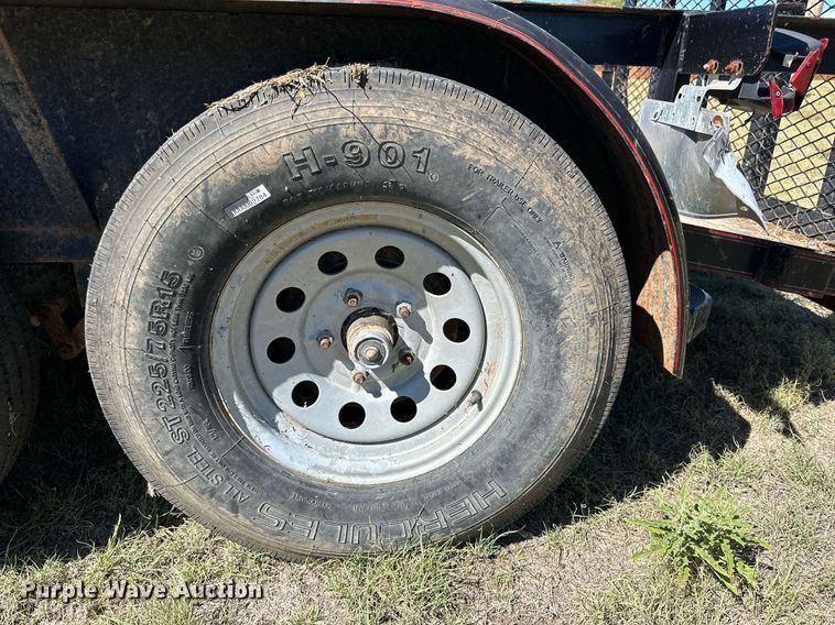 image for item DD3237 2015 Maxey utility trailer