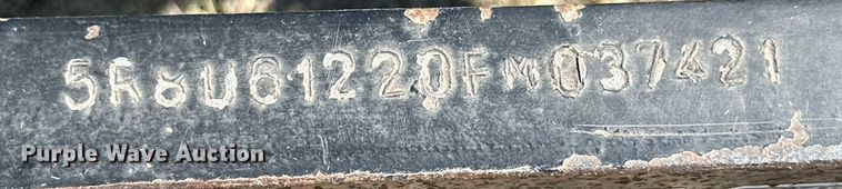 image for item DD3237 2015 Maxey utility trailer