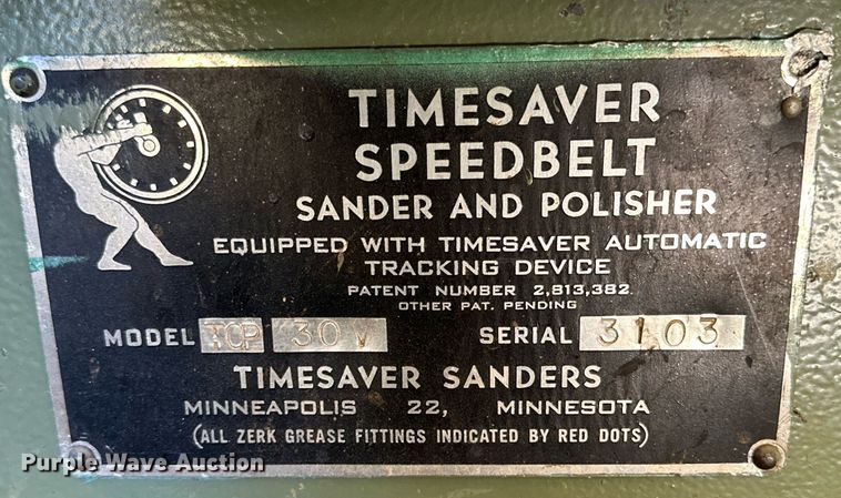 image for item DD3241 Timesaver Speed Belt Top 30V Sander