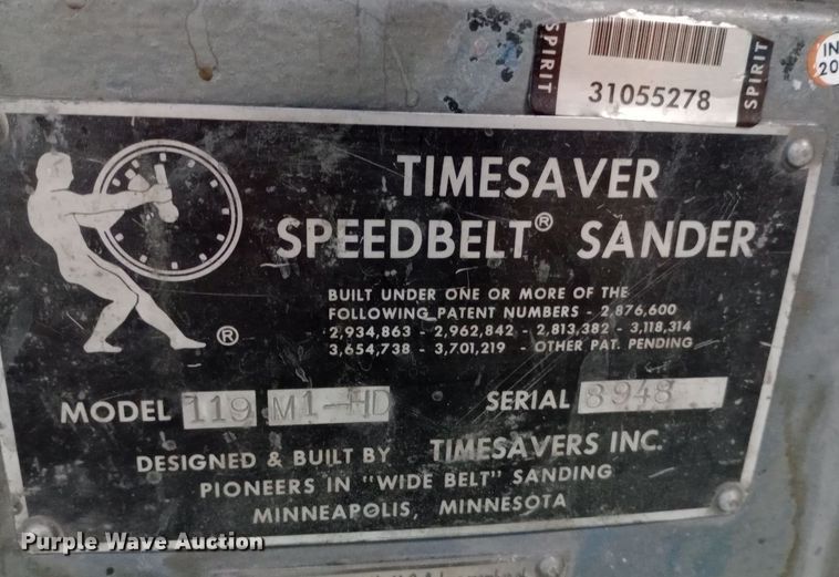 image for item DH1454 Timesaver Speedbelt 119 M1-HD sander