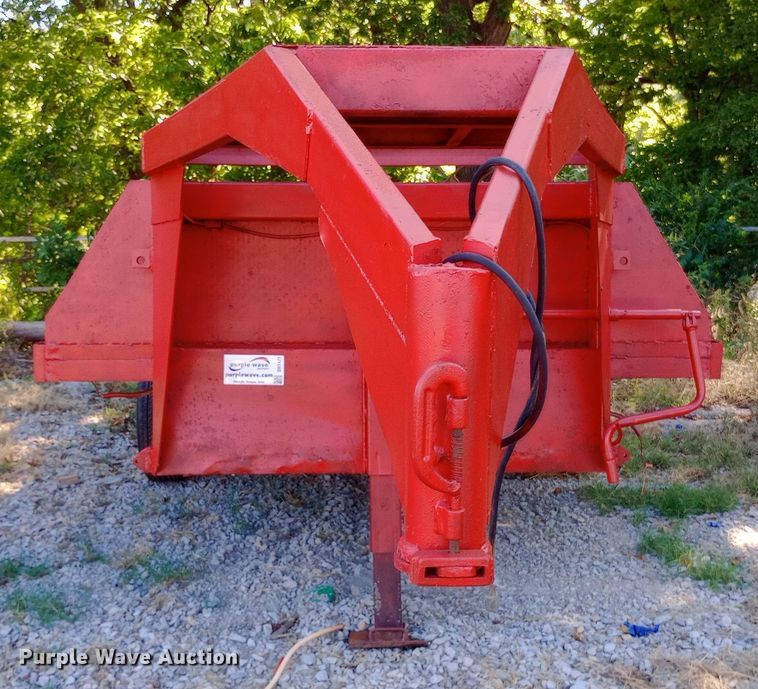 image for item DH1471 Shop built equipment trailer