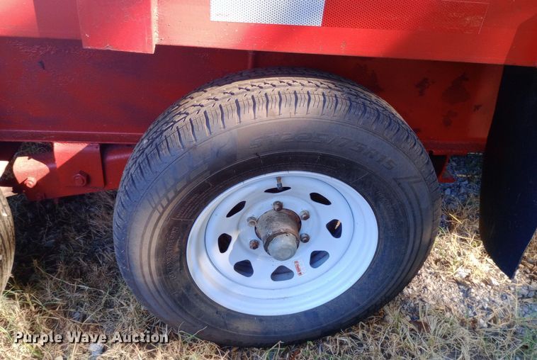 image for item DH1471 Shop built equipment trailer