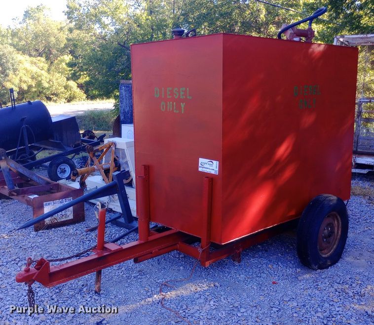 image for item DH1474 Shop built fuel trailer