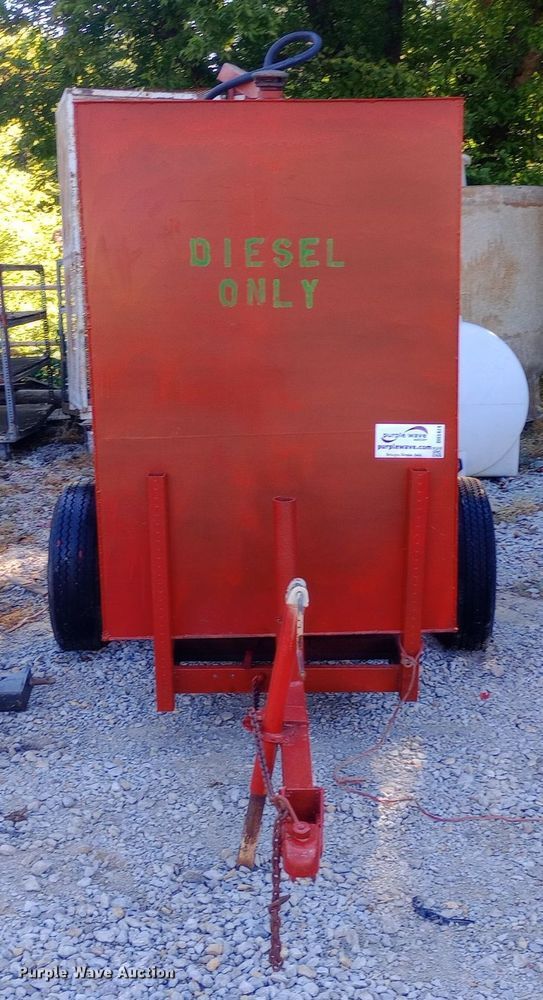 image for item DH1474 Shop built fuel trailer