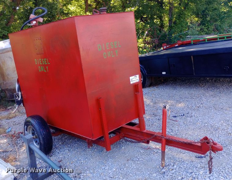 image for item DH1474 Shop built fuel trailer