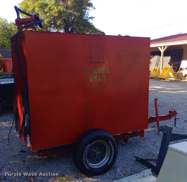 image for item DH1474 Shop built fuel trailer