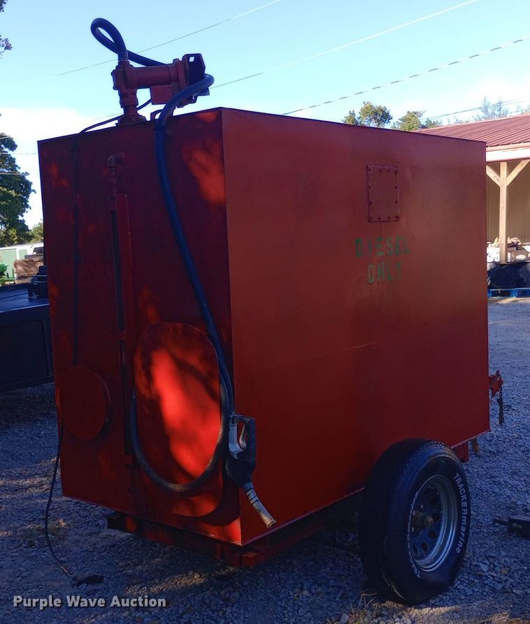 image for item DH1474 Shop built fuel trailer
