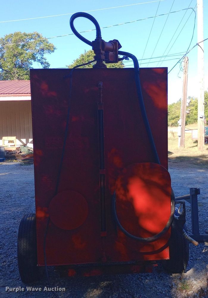 image for item DH1474 Shop built fuel trailer