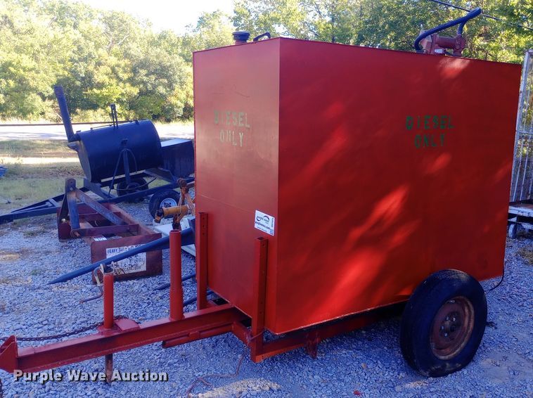 image for item DH1474 Shop built fuel trailer