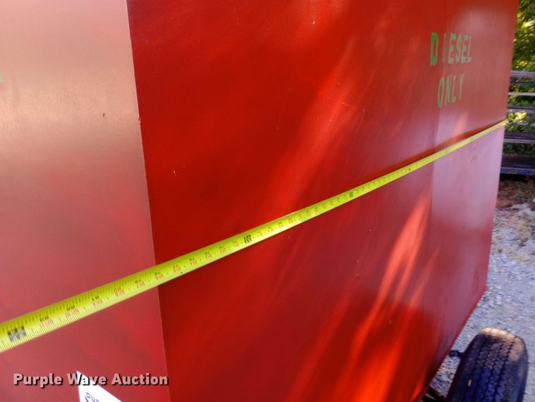 image for item DH1474 Shop built fuel trailer