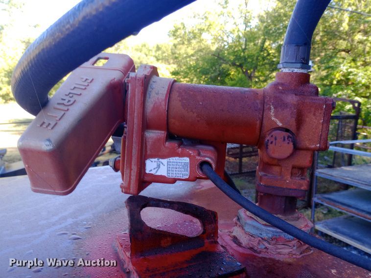 image for item DH1474 Shop built fuel trailer