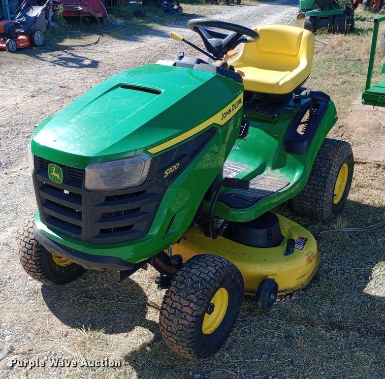image for item DH1480 2021 John Deere S100 lawn mower