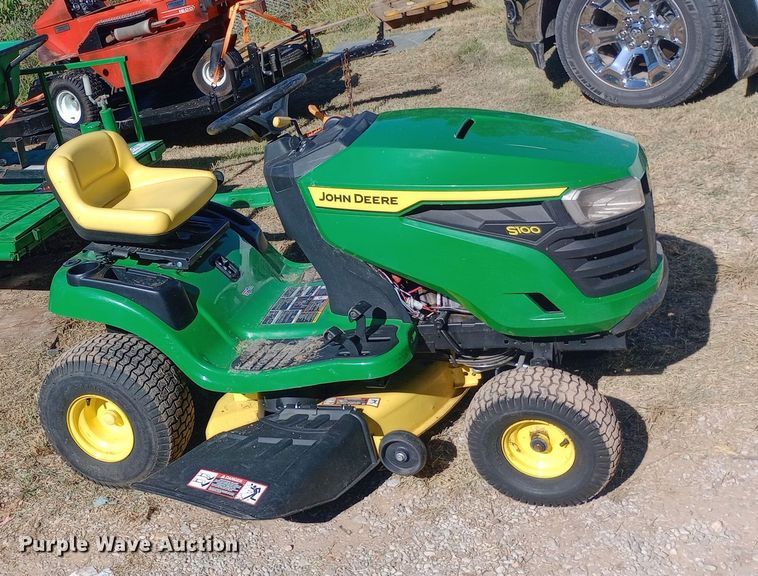 image for item DH1480 2021 John Deere S100 lawn mower