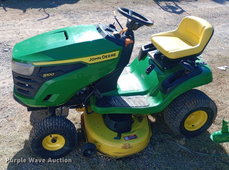 image for item DH1480 2021 John Deere S100 lawn mower