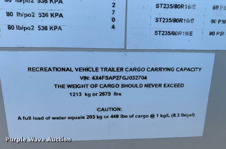 image for item DM1811 2016 Forest River 378FB camper