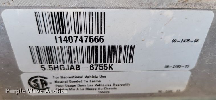 image for item DN3520 2015 Jayco Siesmic Wave 310 toy hauler camper