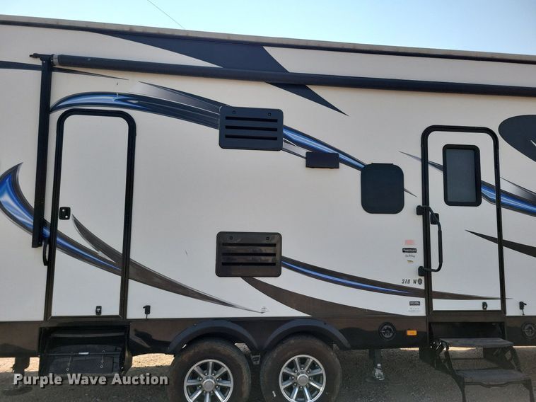 image for item DN3520 2015 Jayco Siesmic Wave 310 toy hauler camper