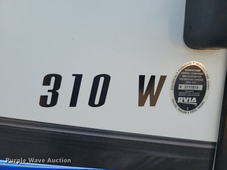 image for item DN3520 2015 Jayco Siesmic Wave 310 toy hauler camper