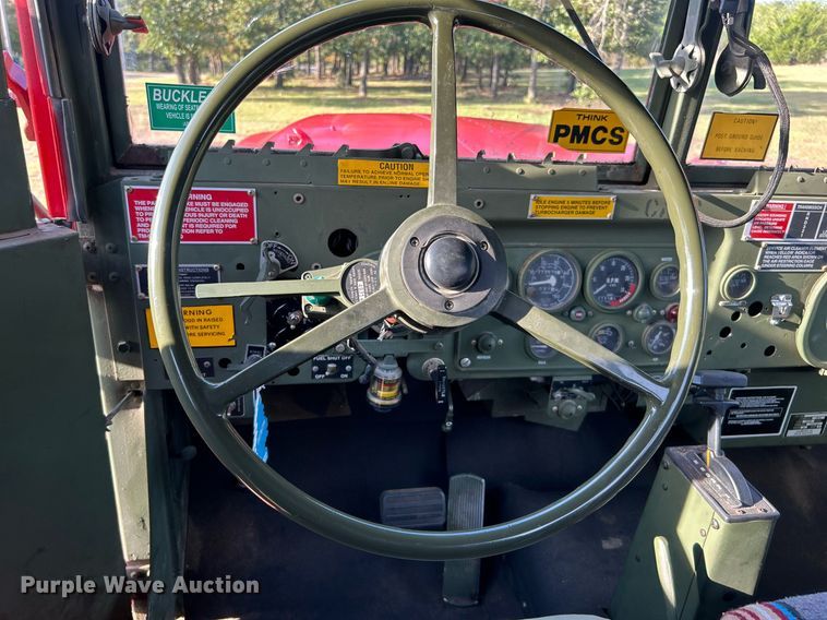 image for item DO7546 1999 AM General flatbed truck