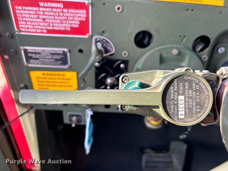 image for item DO7546 1999 AM General flatbed truck