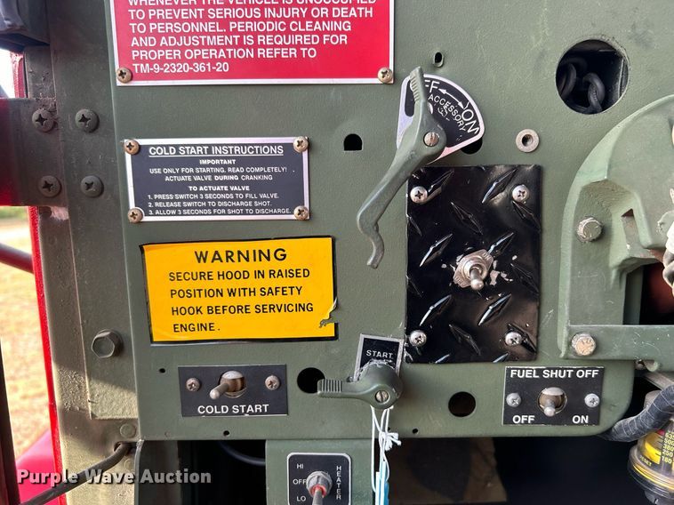 image for item DO7546 1999 AM General flatbed truck