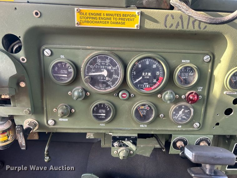 image for item DO7546 1999 AM General flatbed truck