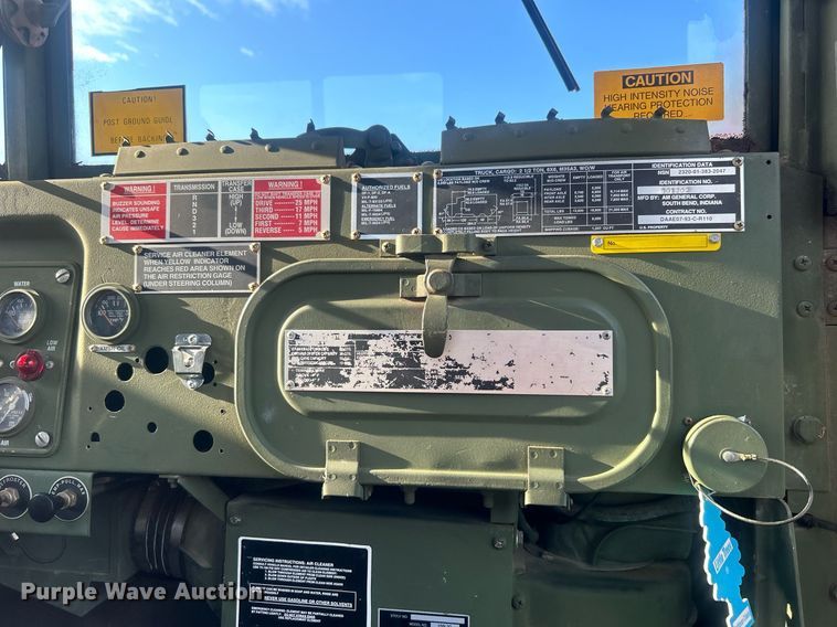 image for item DO7546 1999 AM General flatbed truck