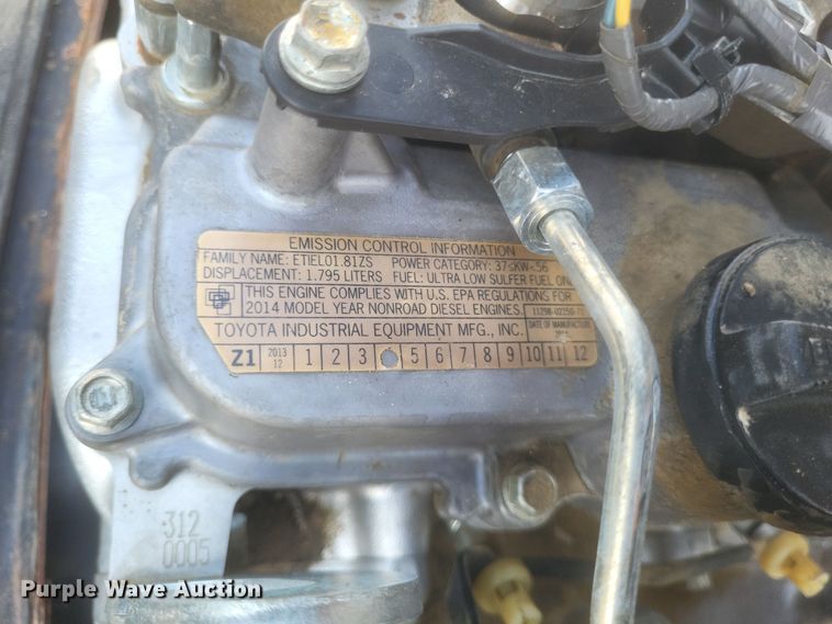 image for item DQ3676 Toyota  8FDU25 forklift