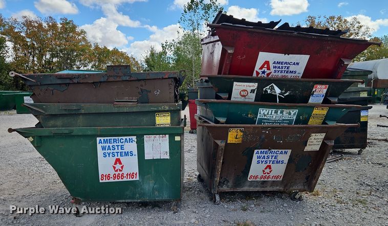 image for item DR8778 (7) dumpsters 