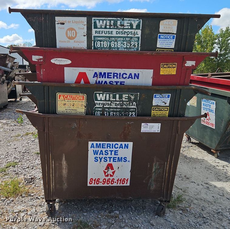 image for item DR8779 (12) dumpsters 