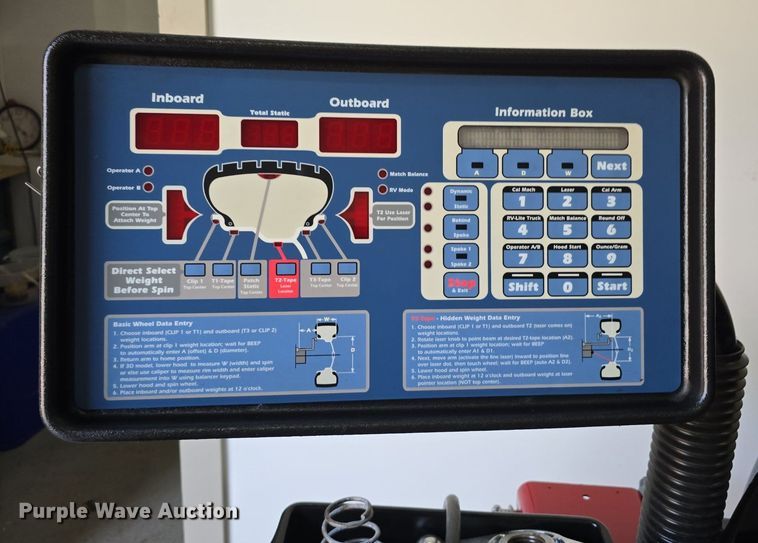 image for item DS4845 Coats 1250 Direct Drive tire balancer