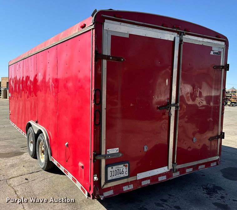 image for item DT2034 2001 Hilbilt Trailers enclosed cargo trailer