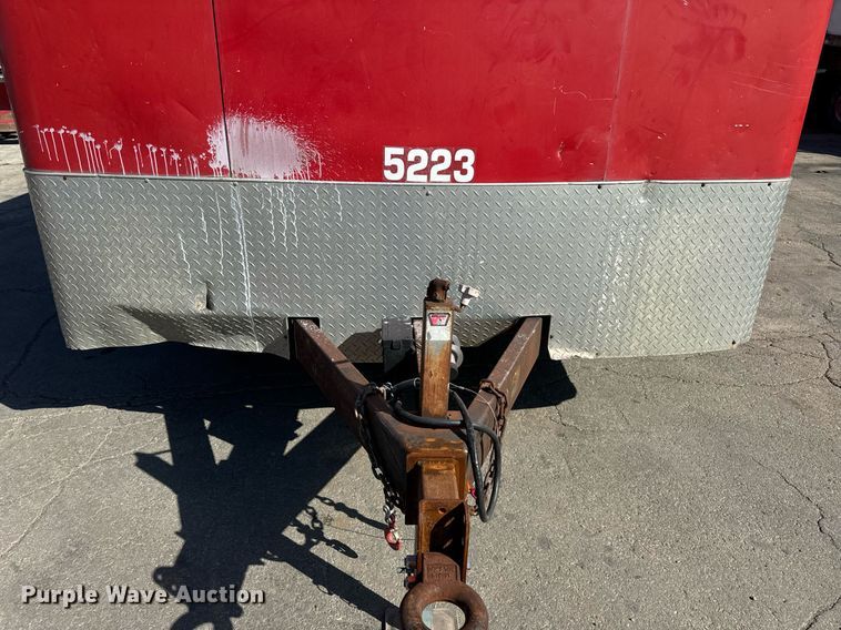 image for item DT2034 2001 Hilbilt Trailers enclosed cargo trailer