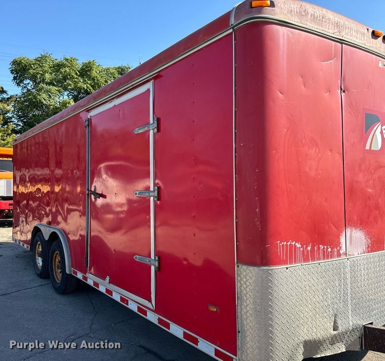 image for item DT2034 2001 Hilbilt Trailers enclosed cargo trailer