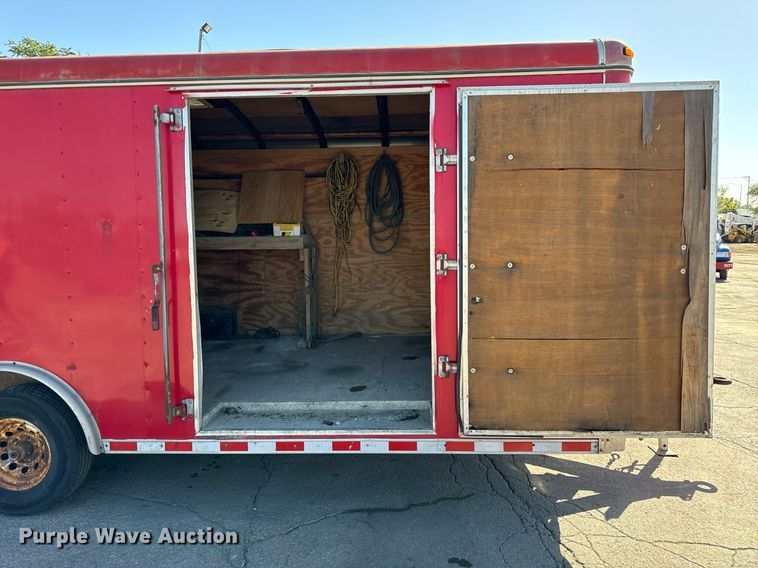 image for item DT2034 2001 Hilbilt Trailers enclosed cargo trailer