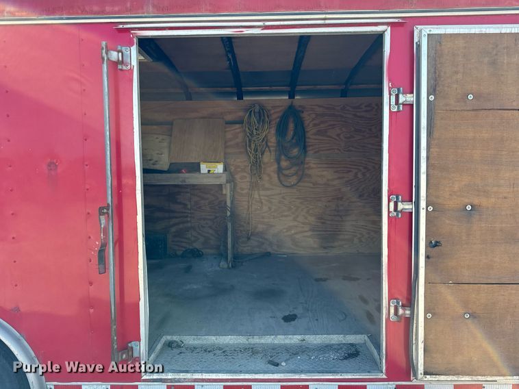 image for item DT2034 2001 Hilbilt Trailers enclosed cargo trailer